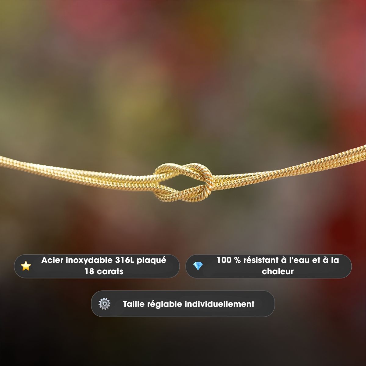 HiverCo™ | Bracelet Nœud Personnalisé