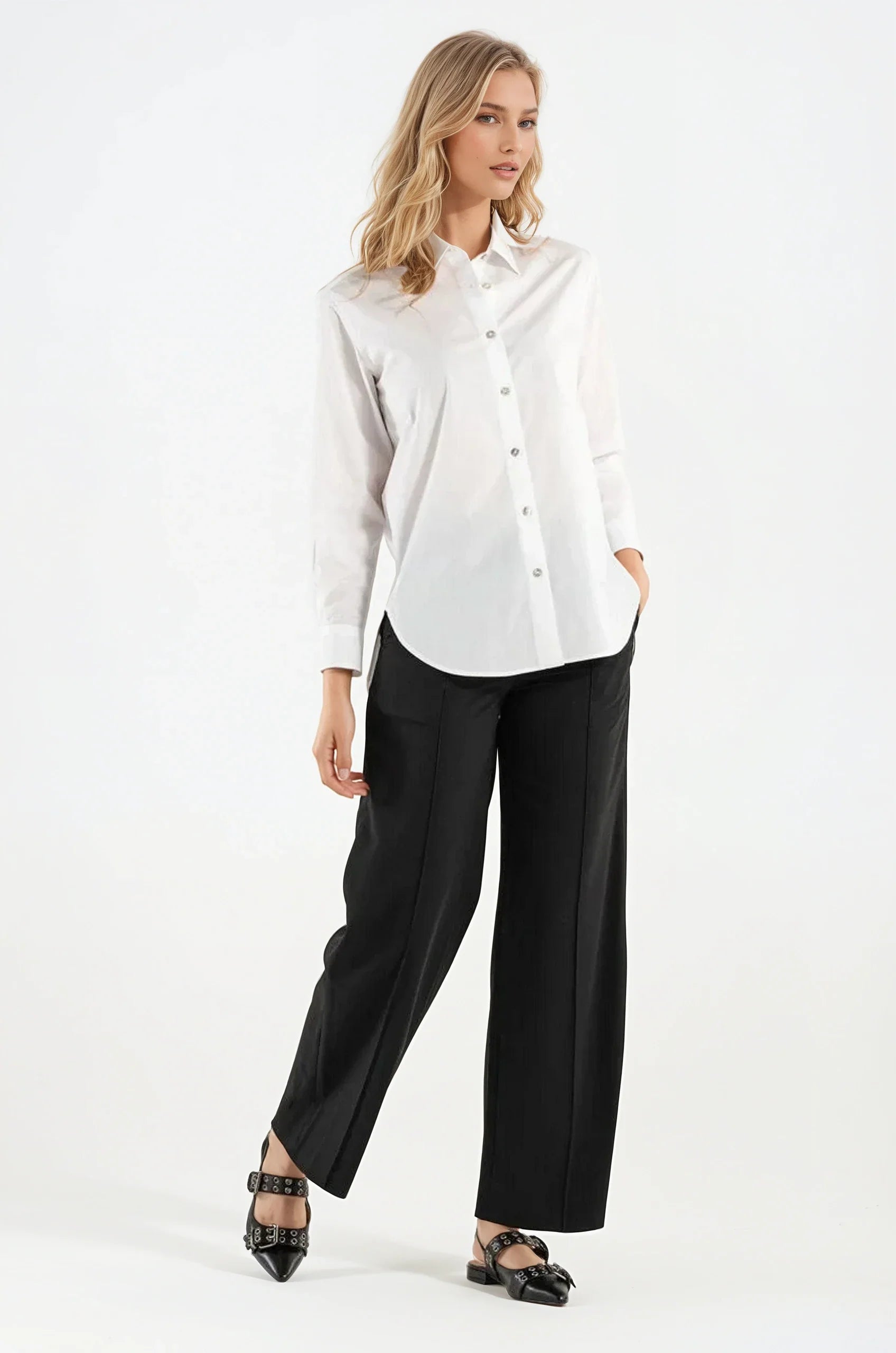 HiverCo™ | Blouse en coton soignée