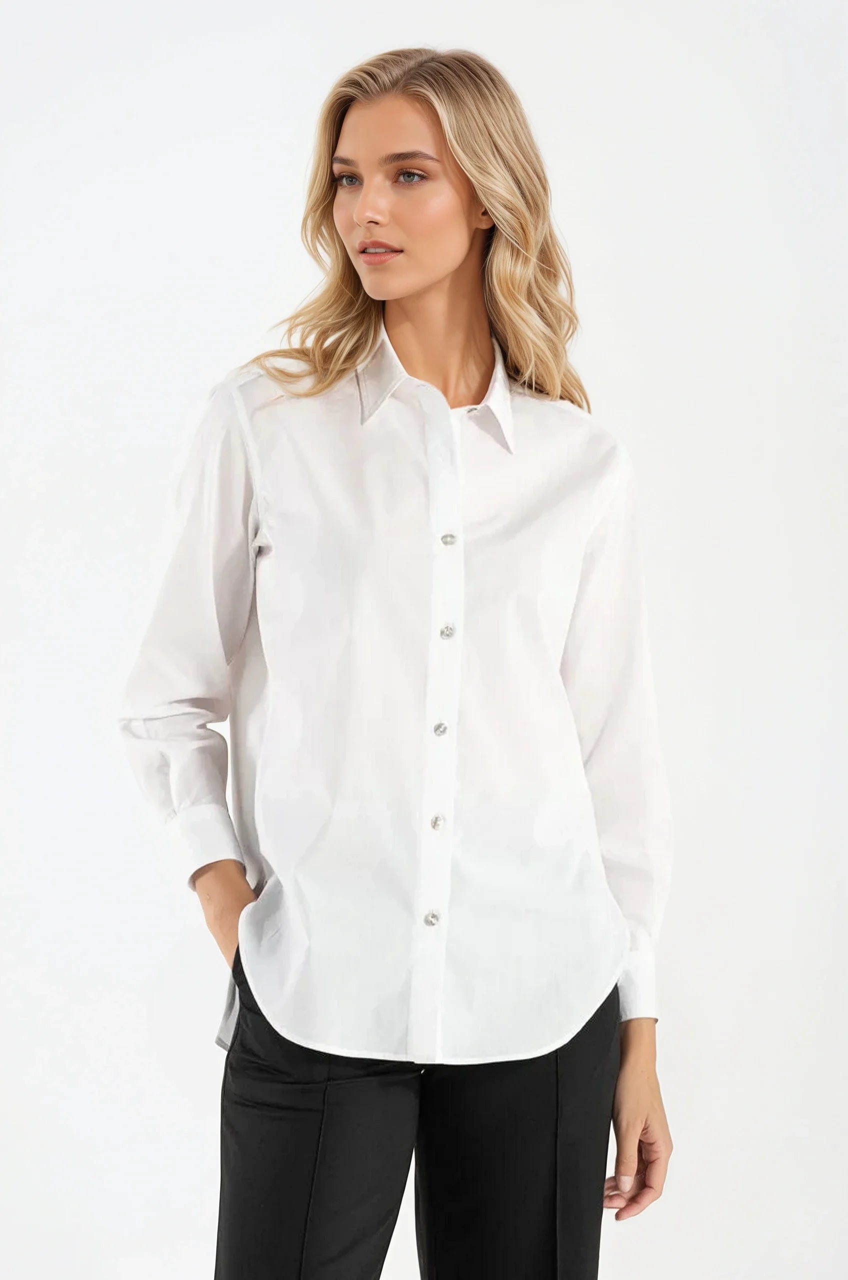 HiverCo™ | Blouse en coton soignée