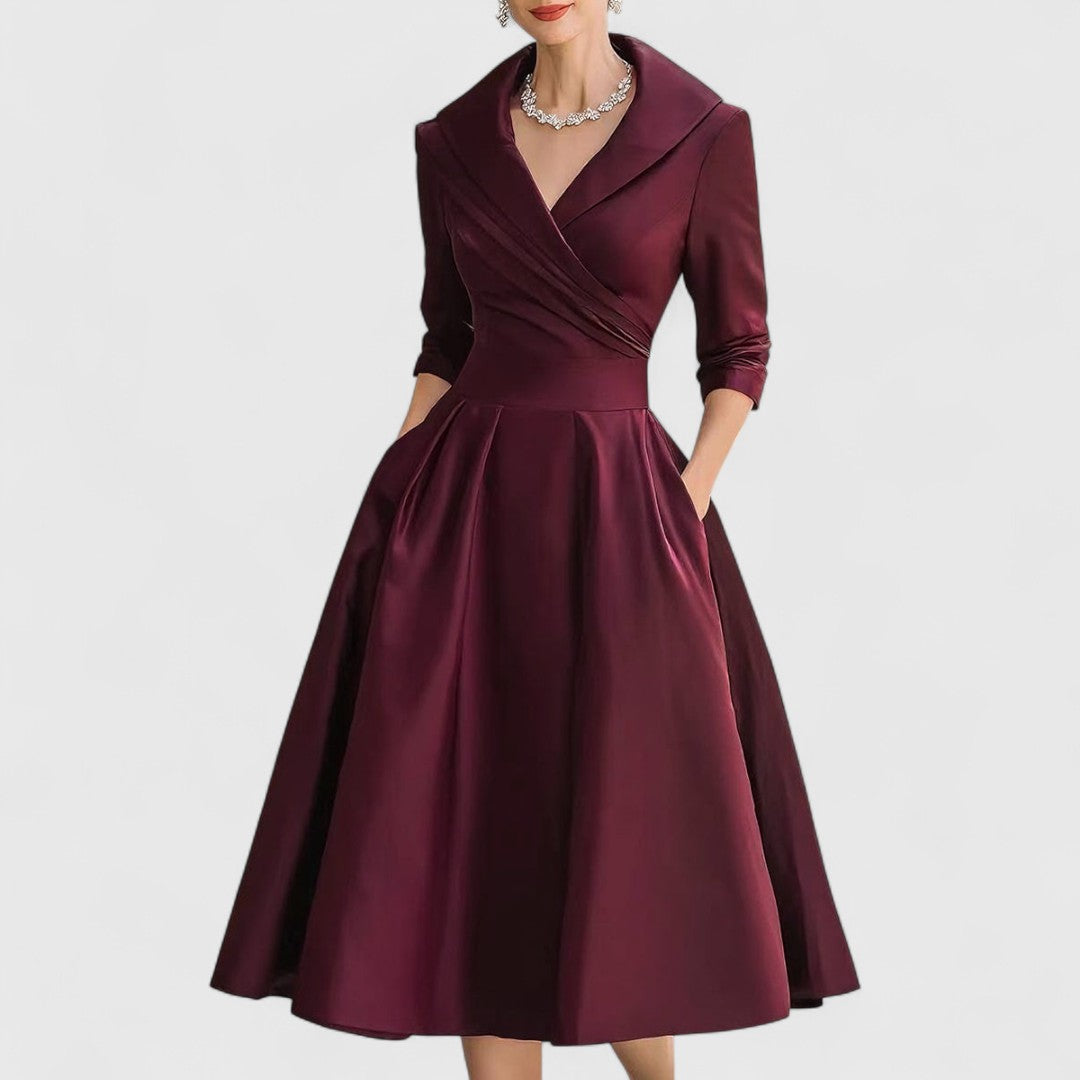 HiverCo™ | Elegant Midi Robe
