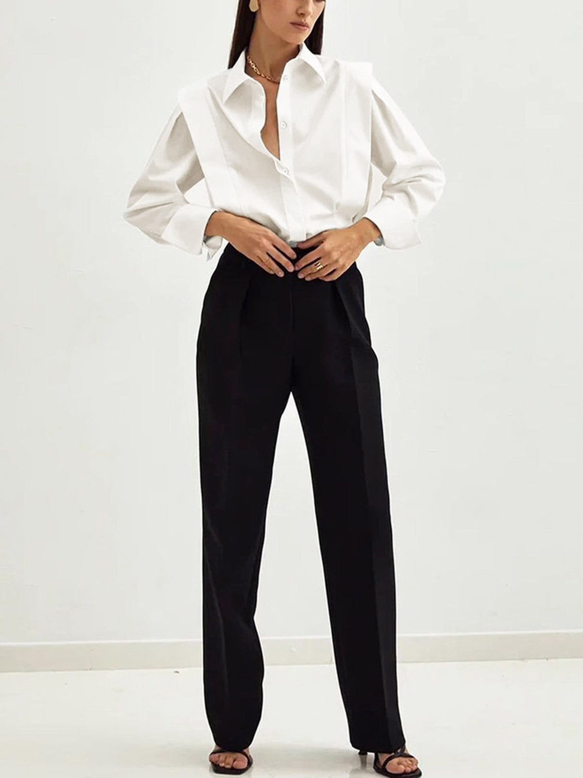 HiverCo™ | Blouse à boutons