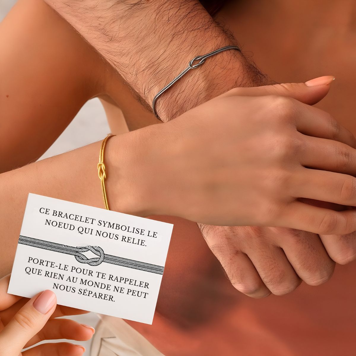 HiverCo™ | Bracelet Nœud Personnalisé