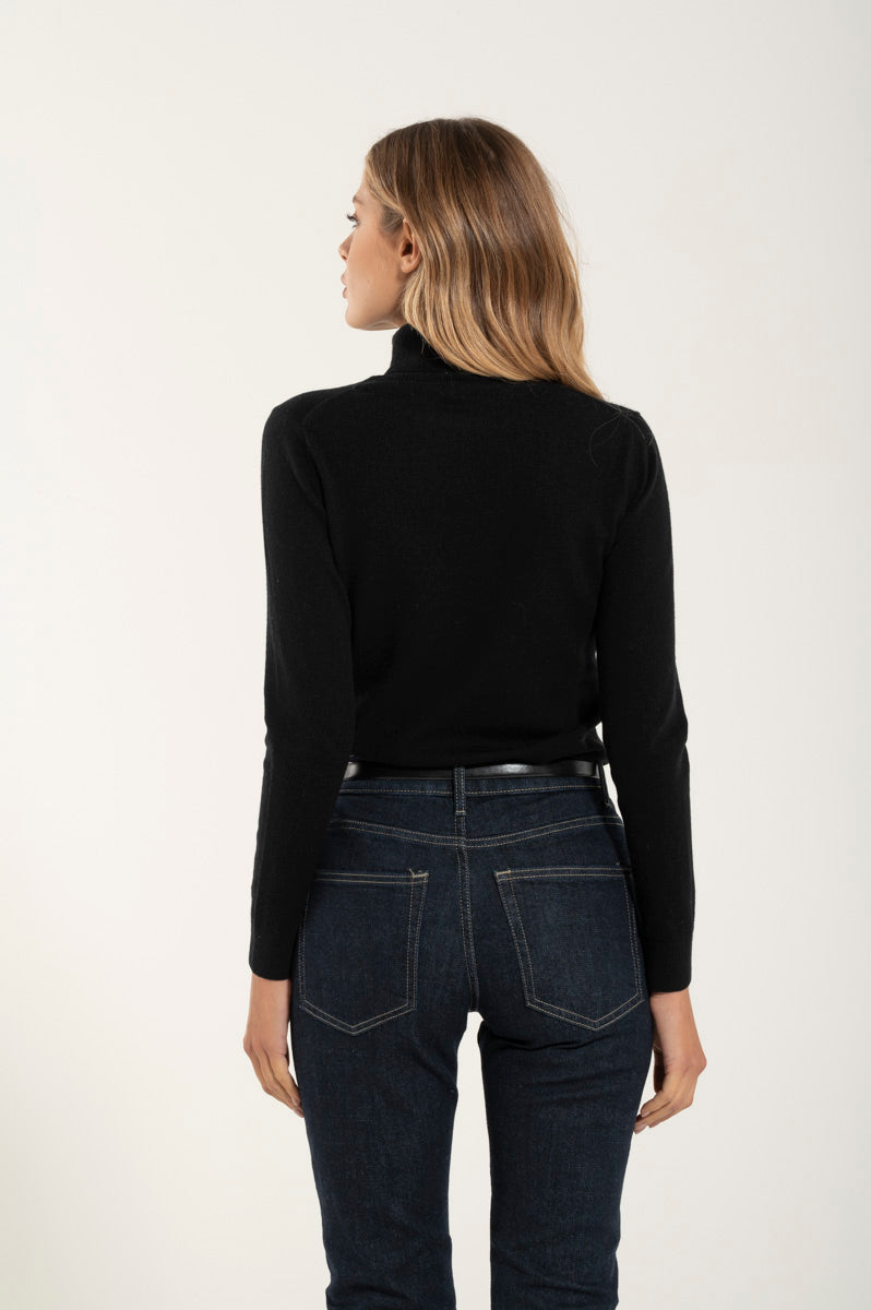 HiverCo™ | Col roulé en cachemire soigné