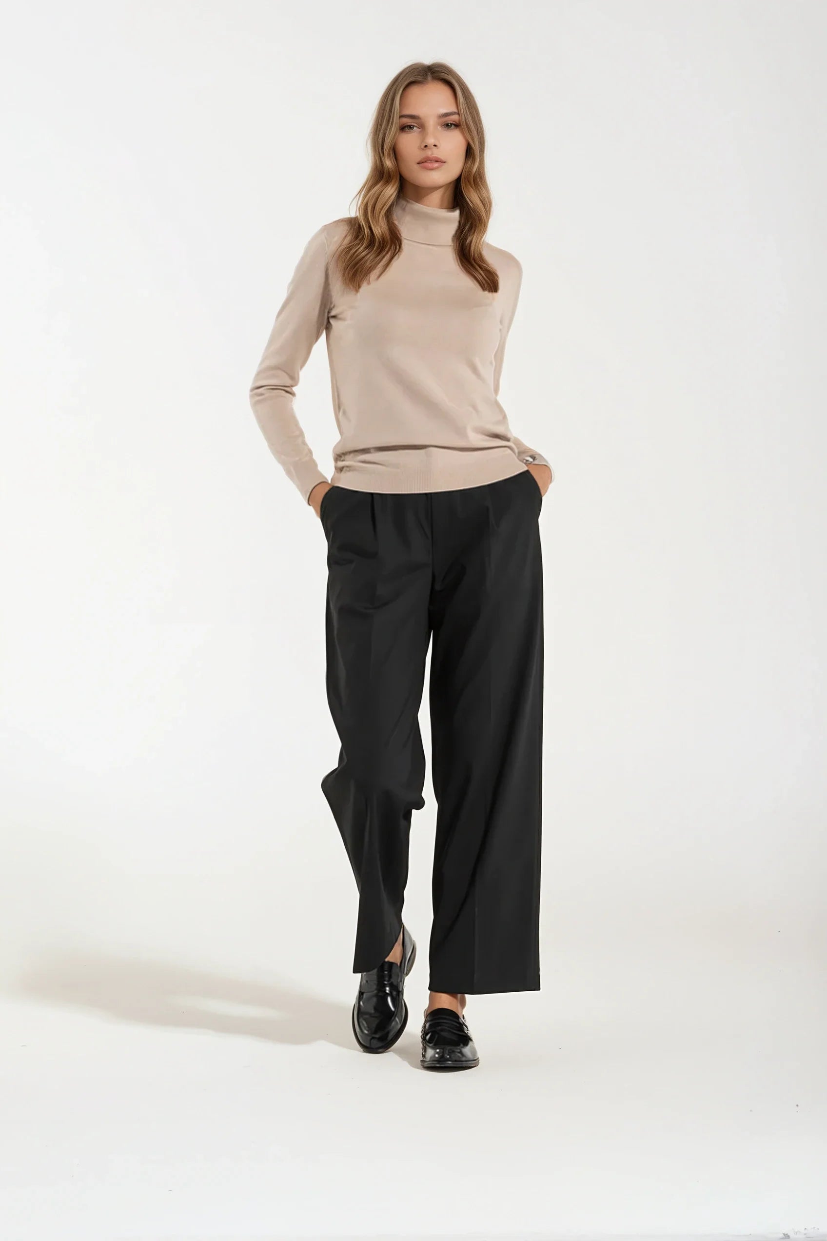 HiverCo™ | Col roulé en cachemire soigné